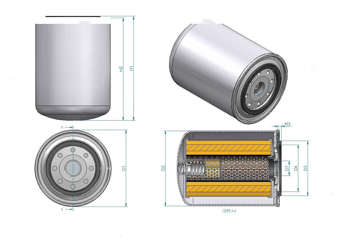 Schema tecnico SH62027