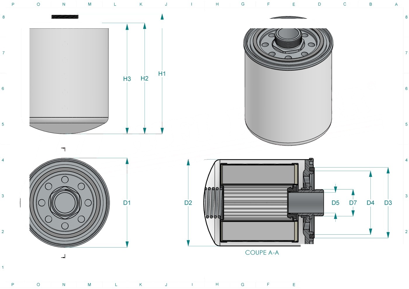 Schema tecnico SH62032