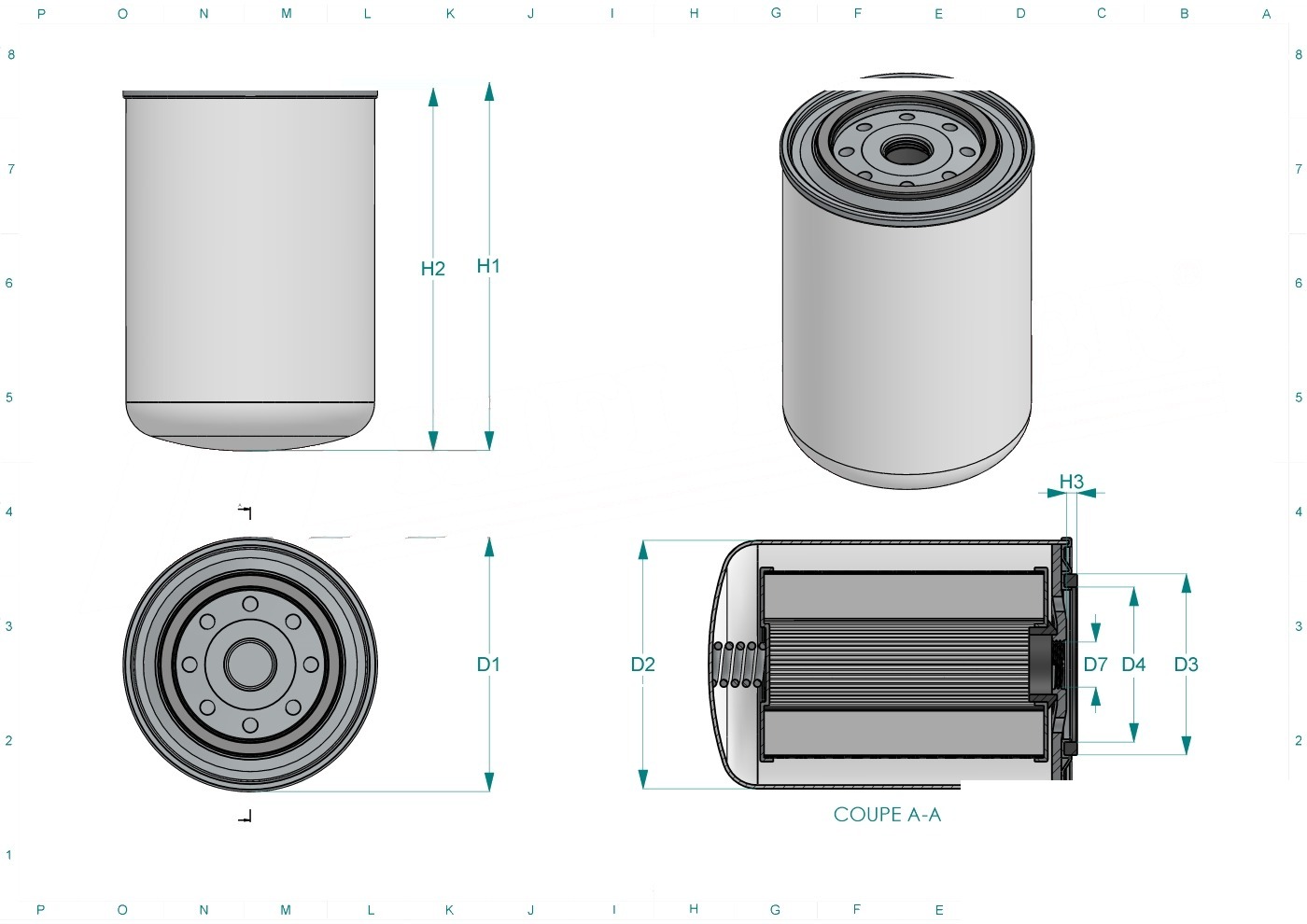 Schema tecnico SH62035