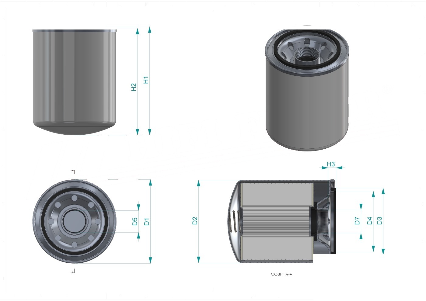 Schema tecnico SH62095