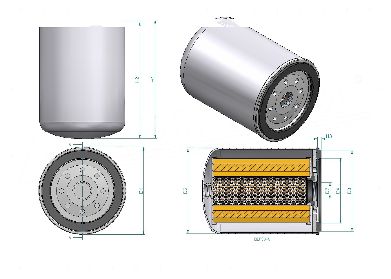 Schema tecnico SH62122