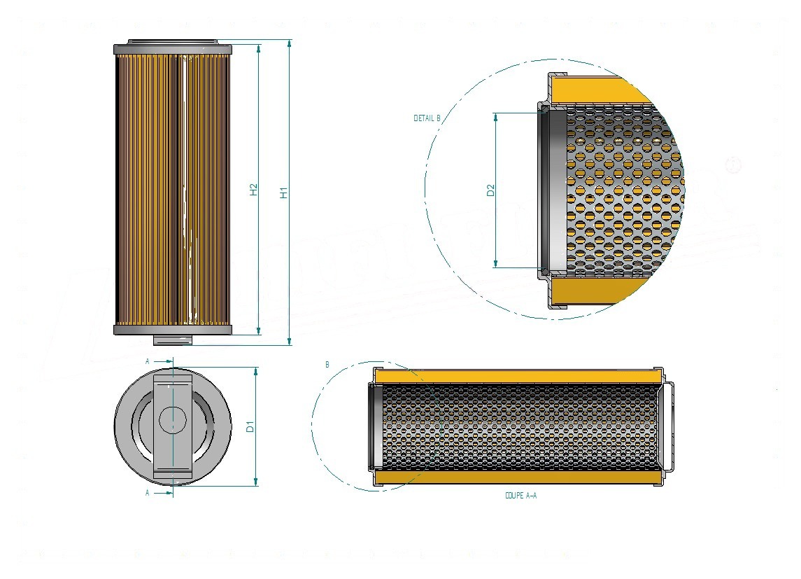 Schema tecnico SH62279