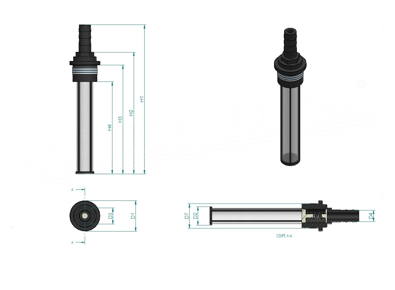 Schema tecnico SH62323