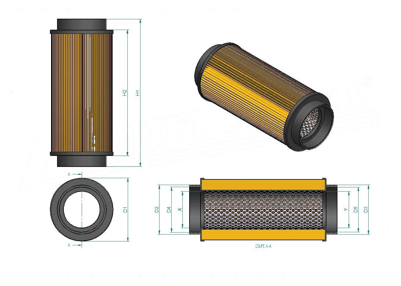 Schema tecnico SH62354