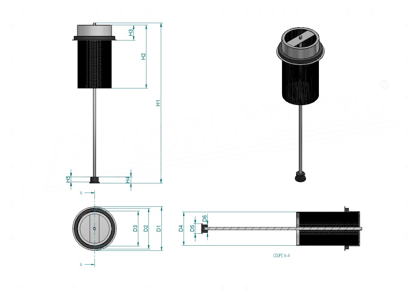 Disegno tecnico SH62477