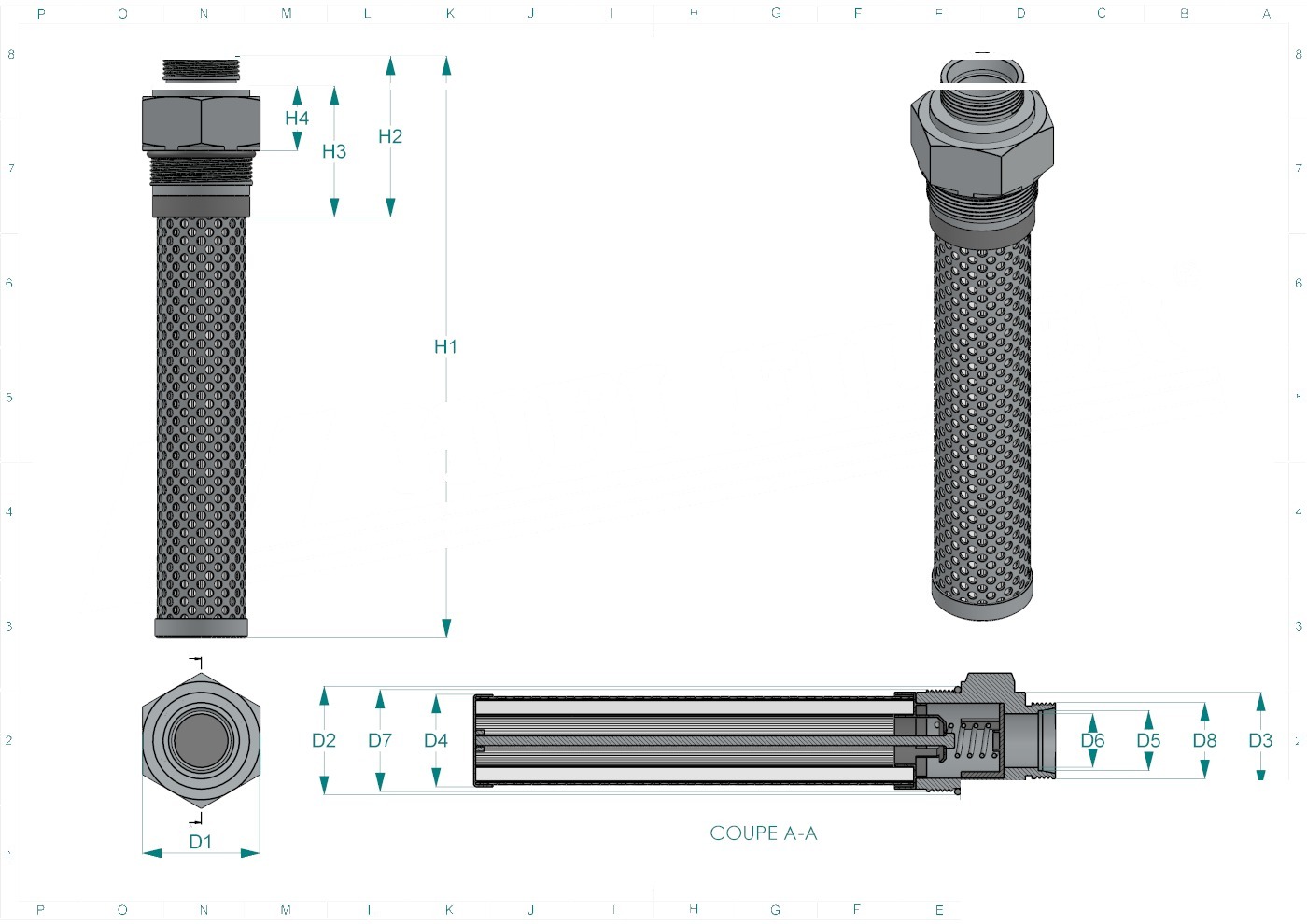 Schema tecnico SH62504