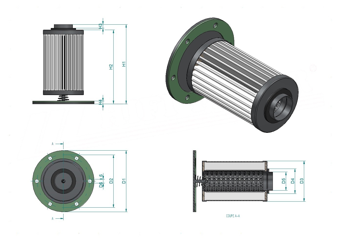 Schema tecnico SH62506