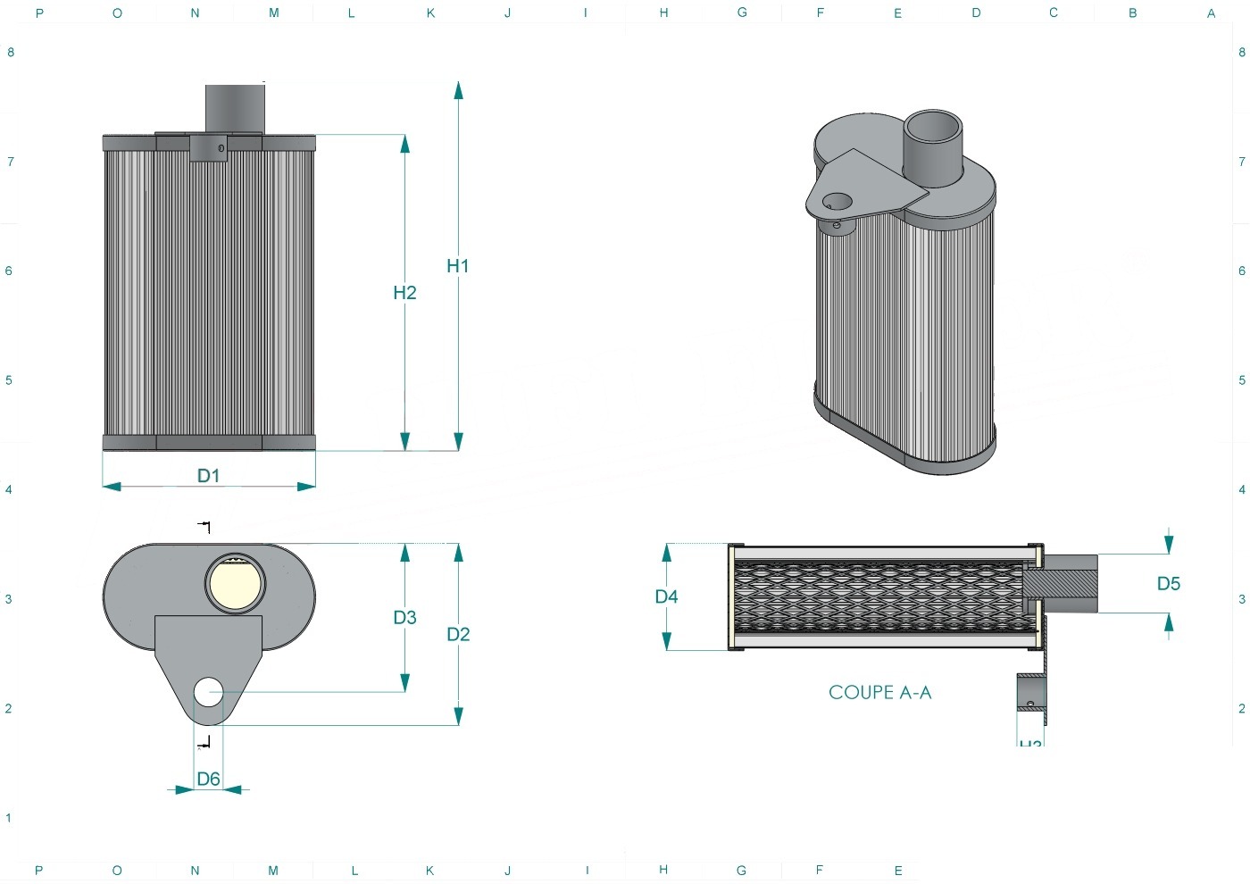 Schema tecnico SH630259