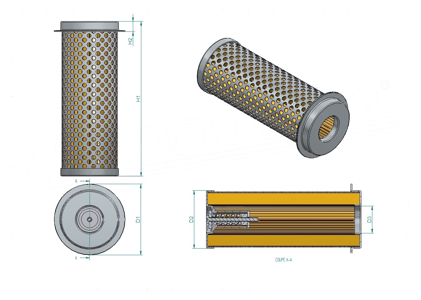 Schema tecnico SH63147