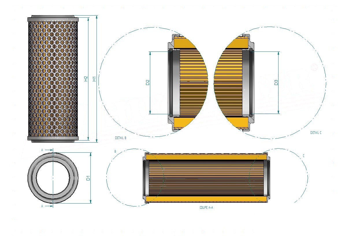 Schema tecnico SH63168