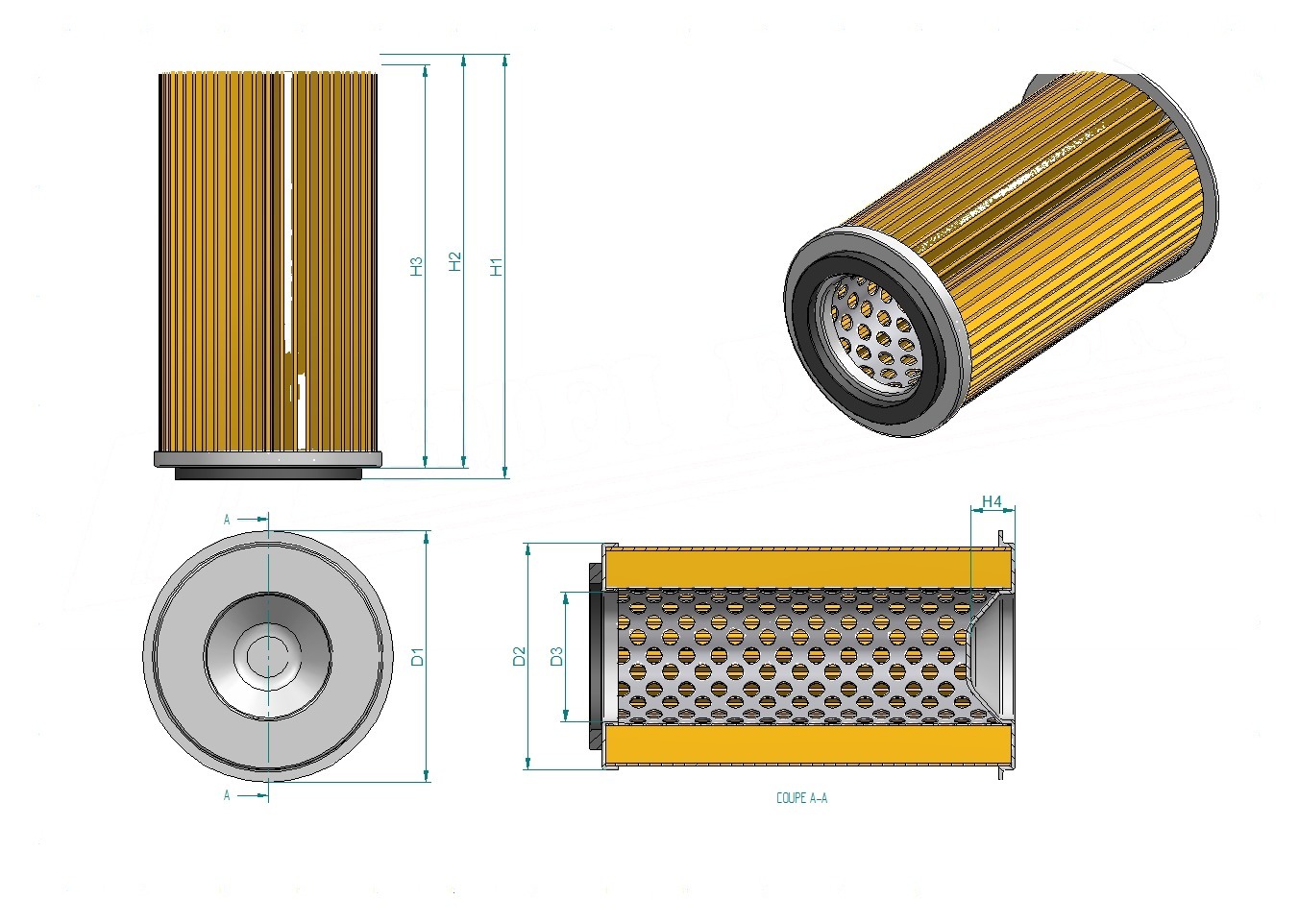 Schema tecnico SH63172