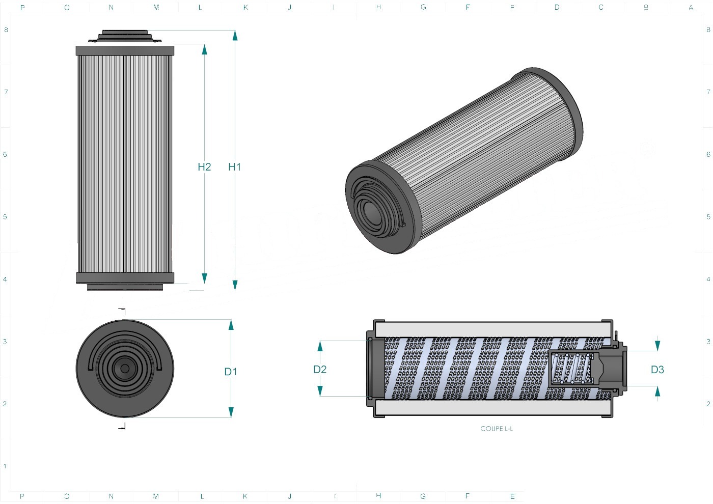 Schema tecnico SH63308