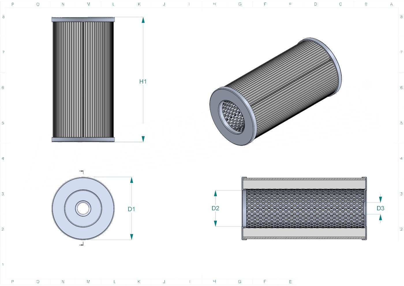 Schema tecnico SH63416