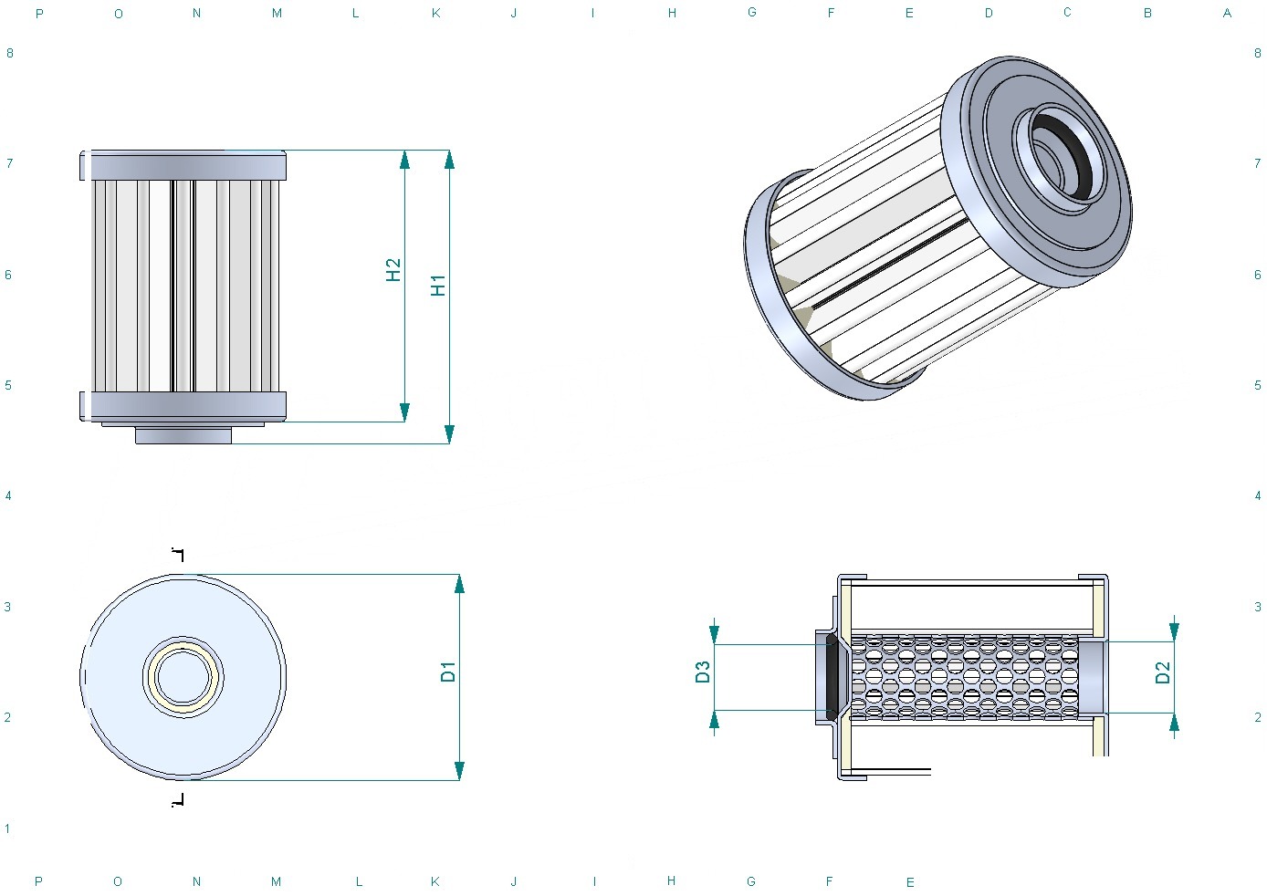 Disegno tecnico SH63445