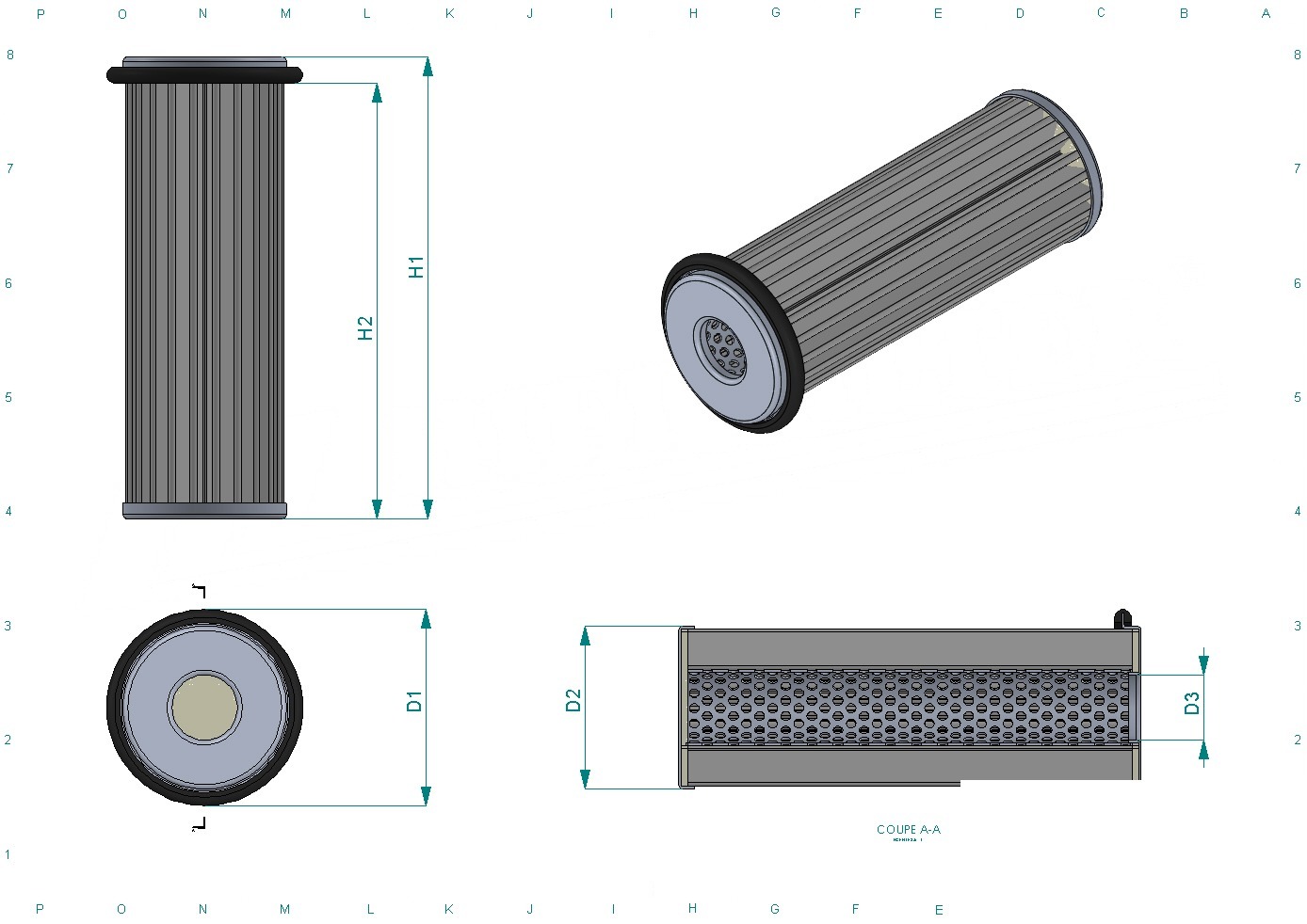 Schema tecnico SH63870