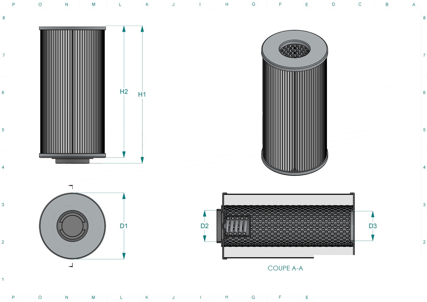Disegno tecnico SH65013
