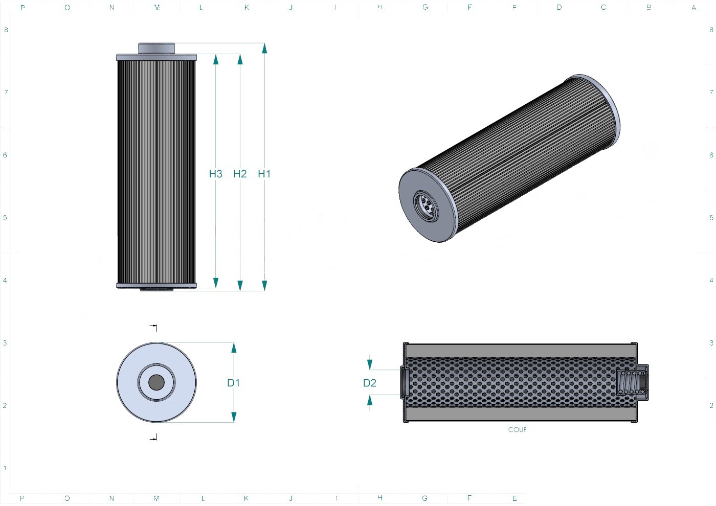 Disegno tecnico SH65146