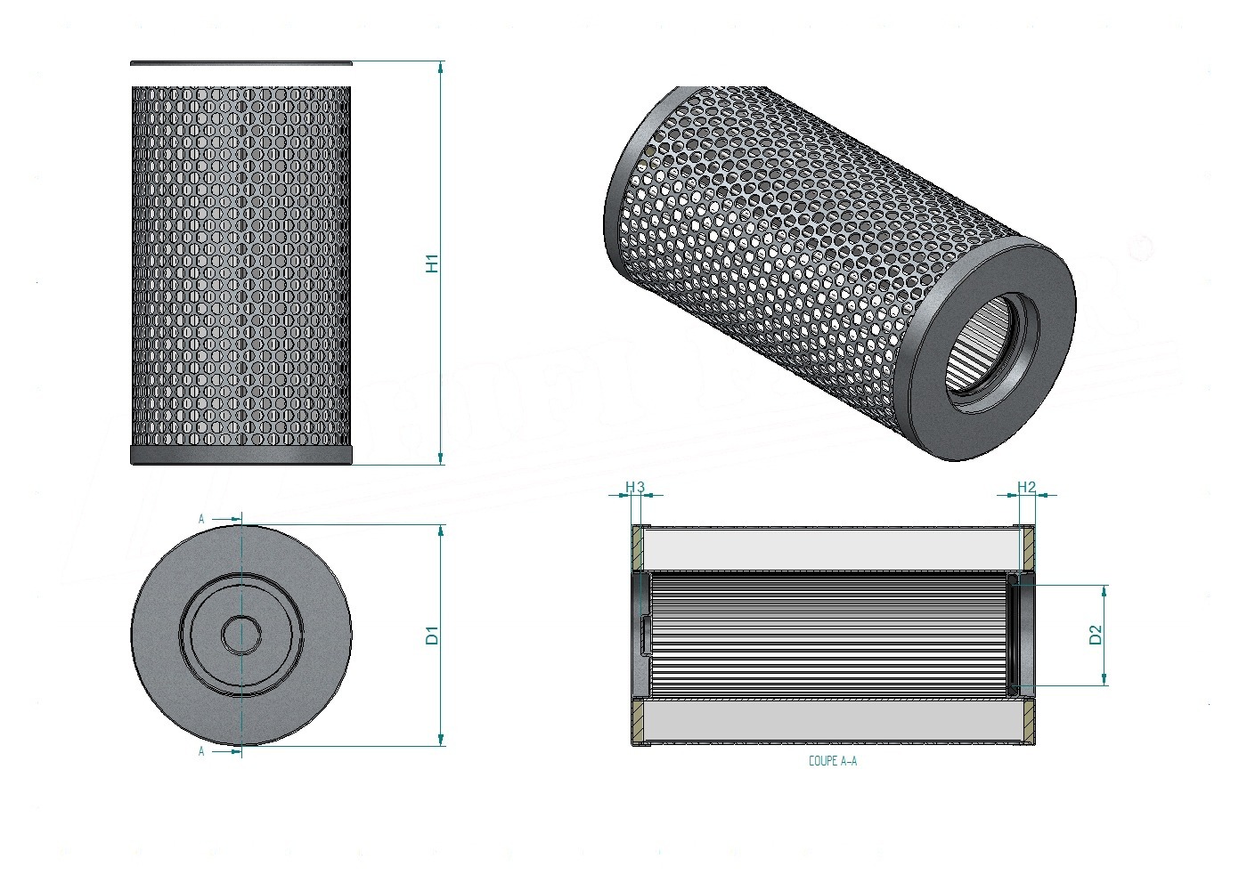 Schema tecnico SH66009