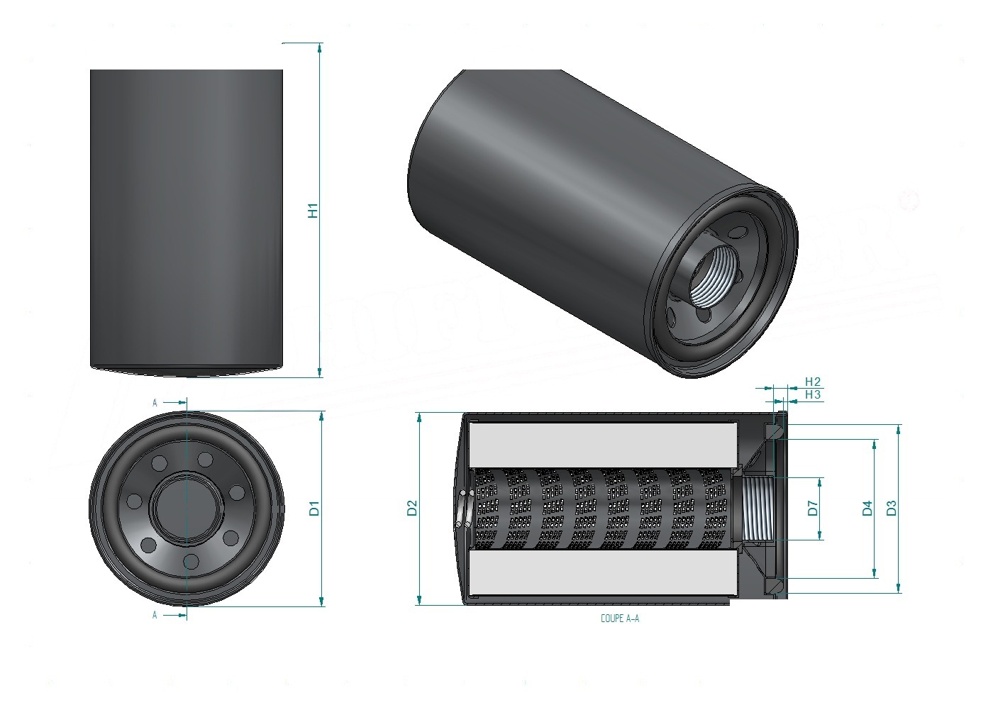 Schema tecnico SH66053
