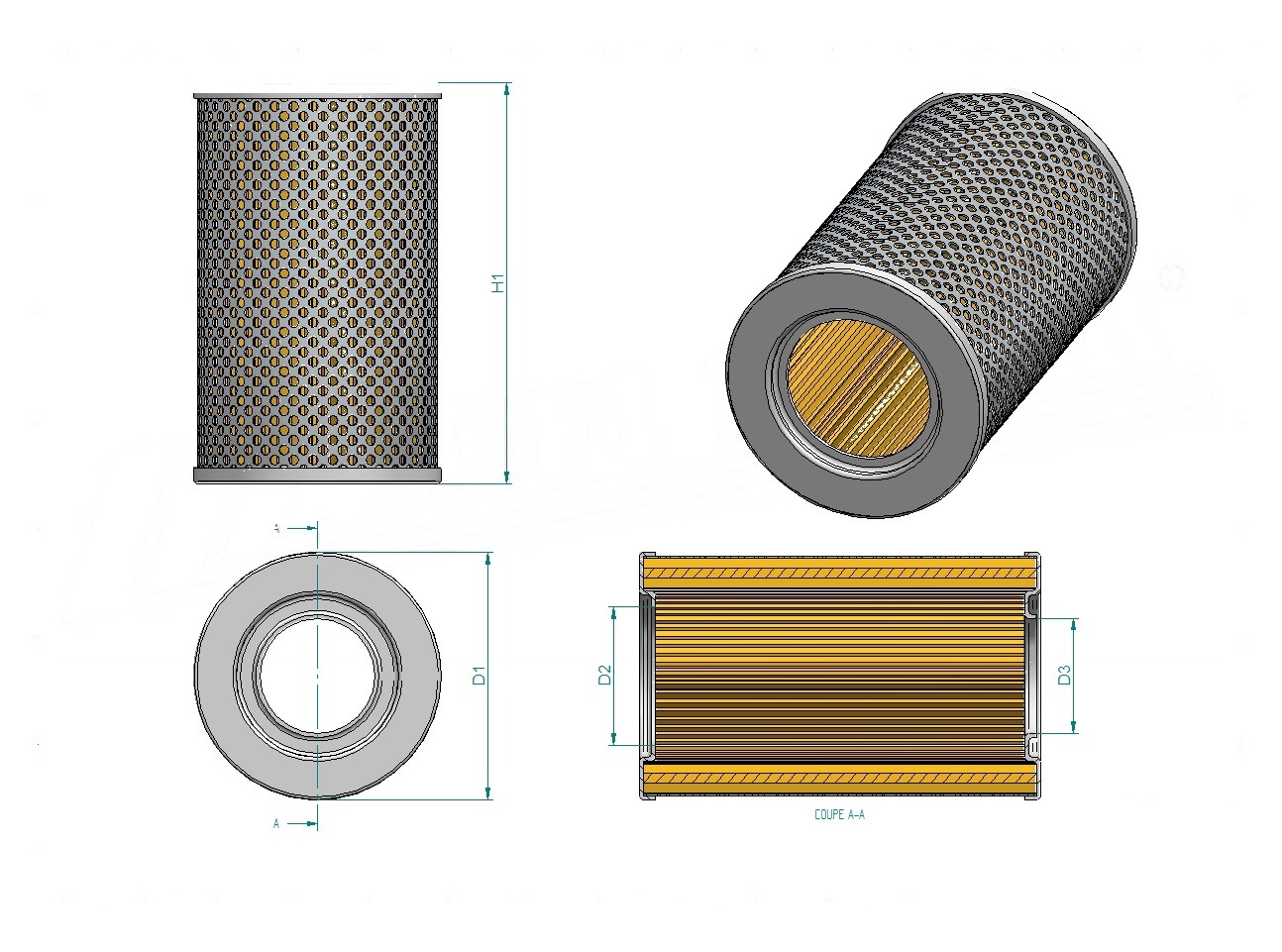 Schema tecnico SH66112