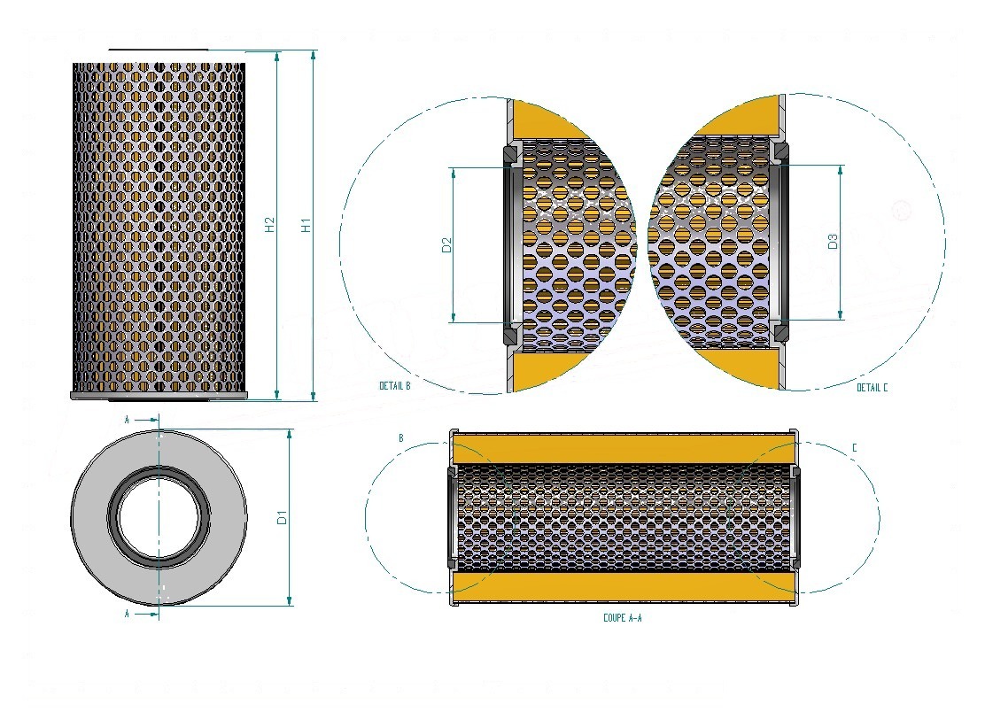 Schema tecnico SH66197