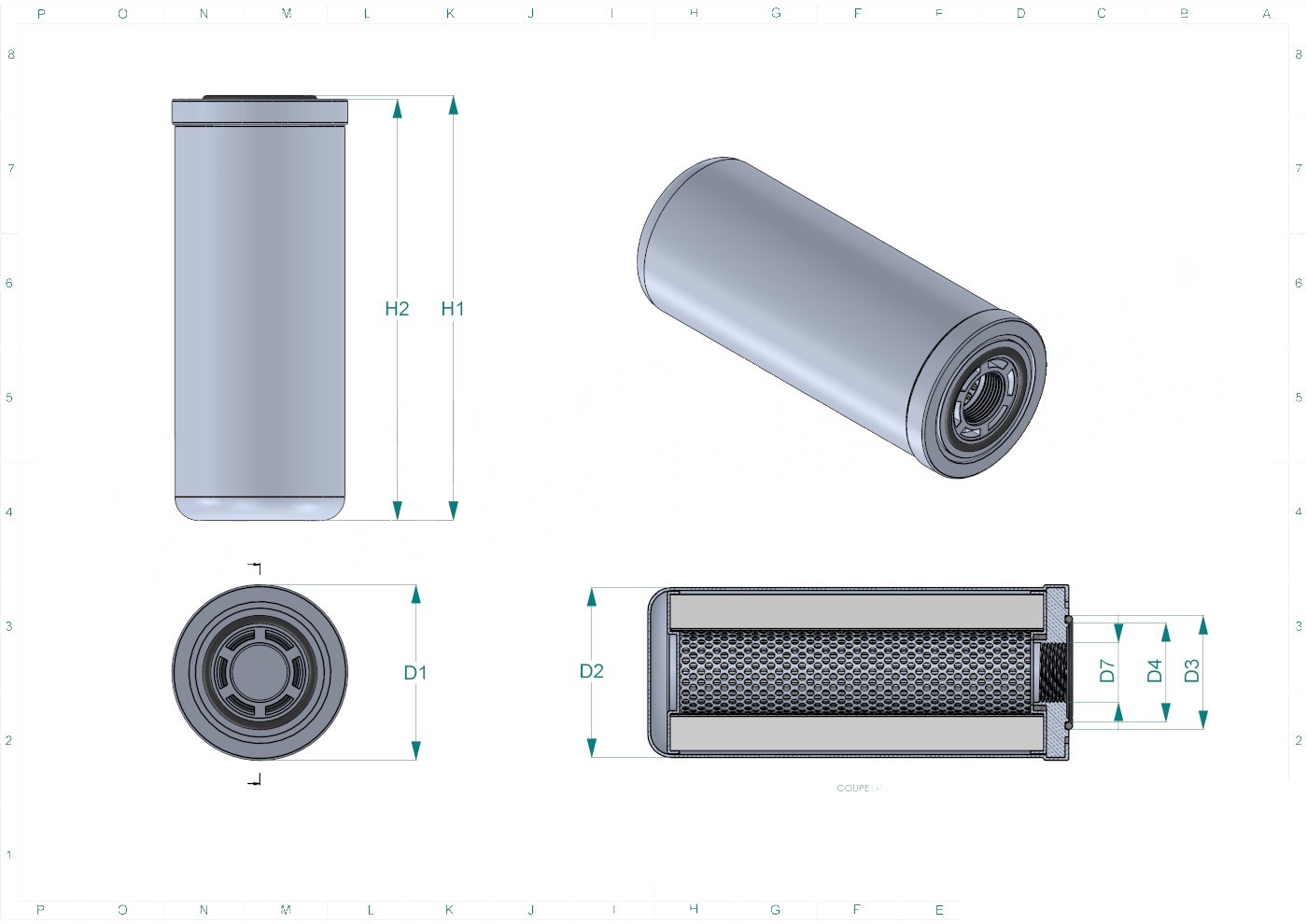 Disegno tecnico SH66258