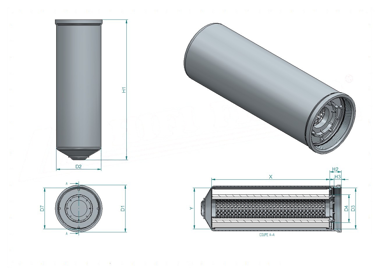 Schema tecnico SH66292
