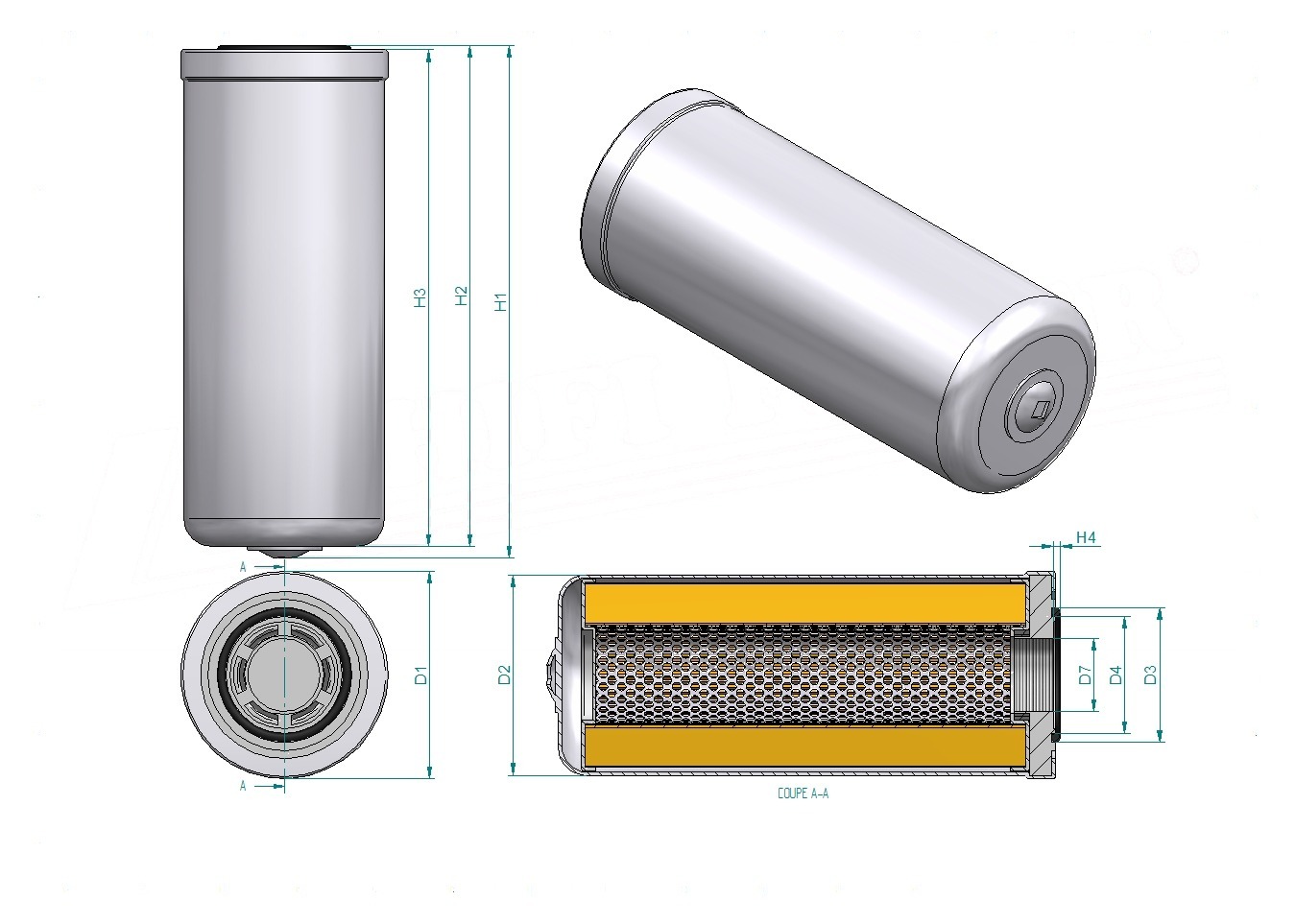 Schema tecnico SH66295