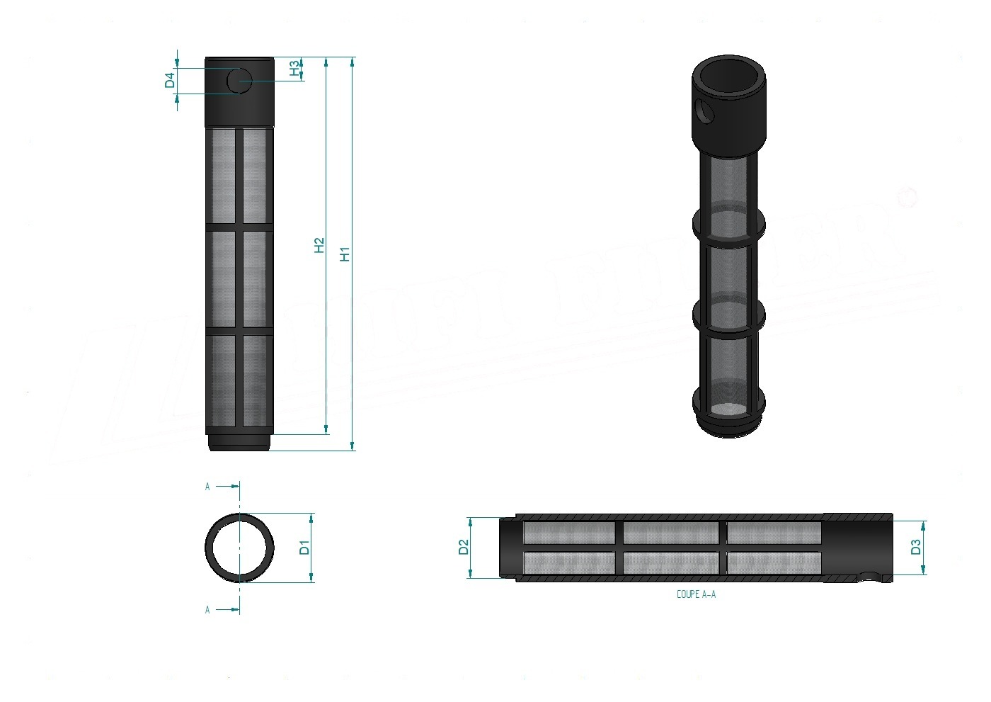 Schema tecnico SH66300