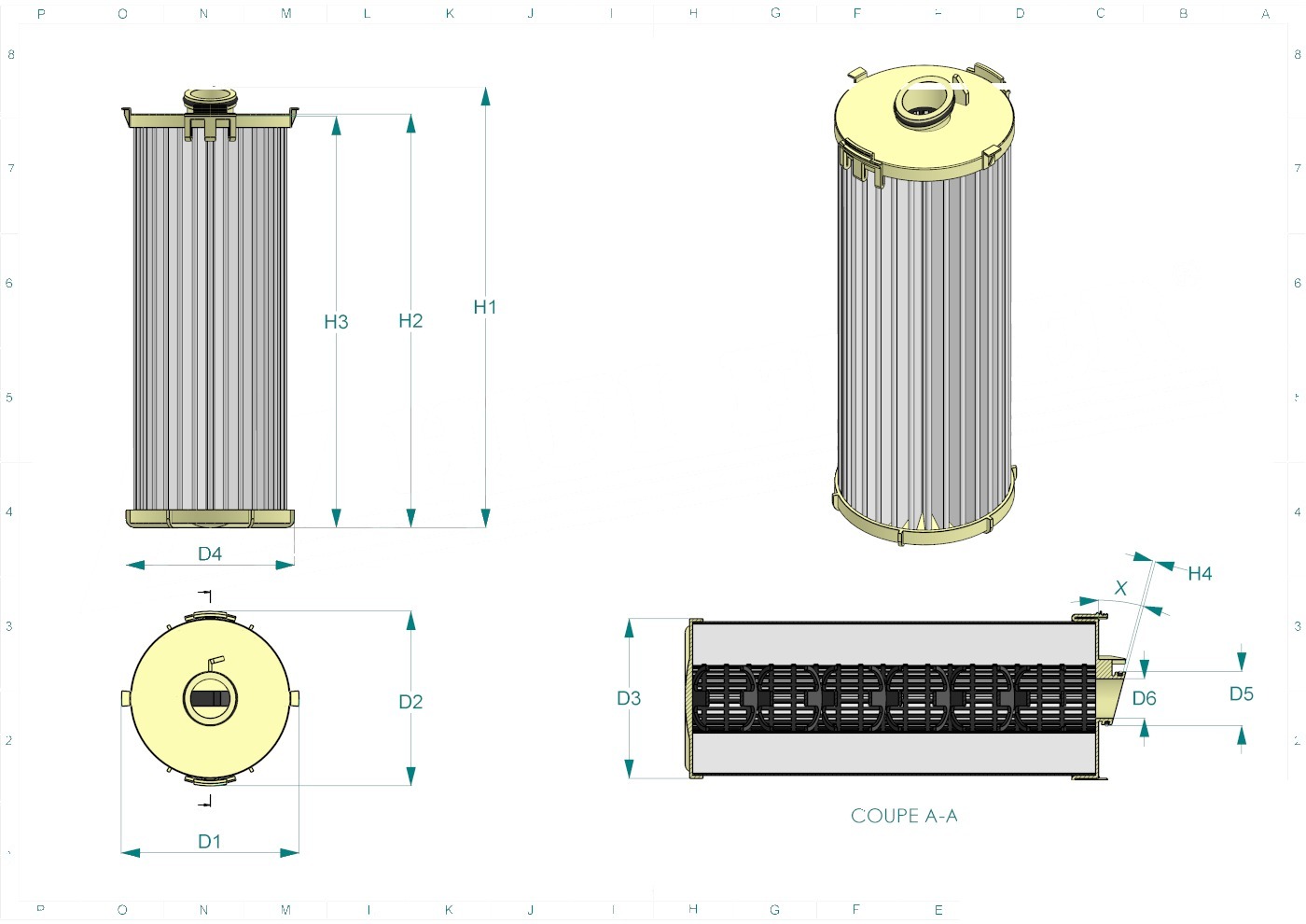 Schema tecnico SH66347
