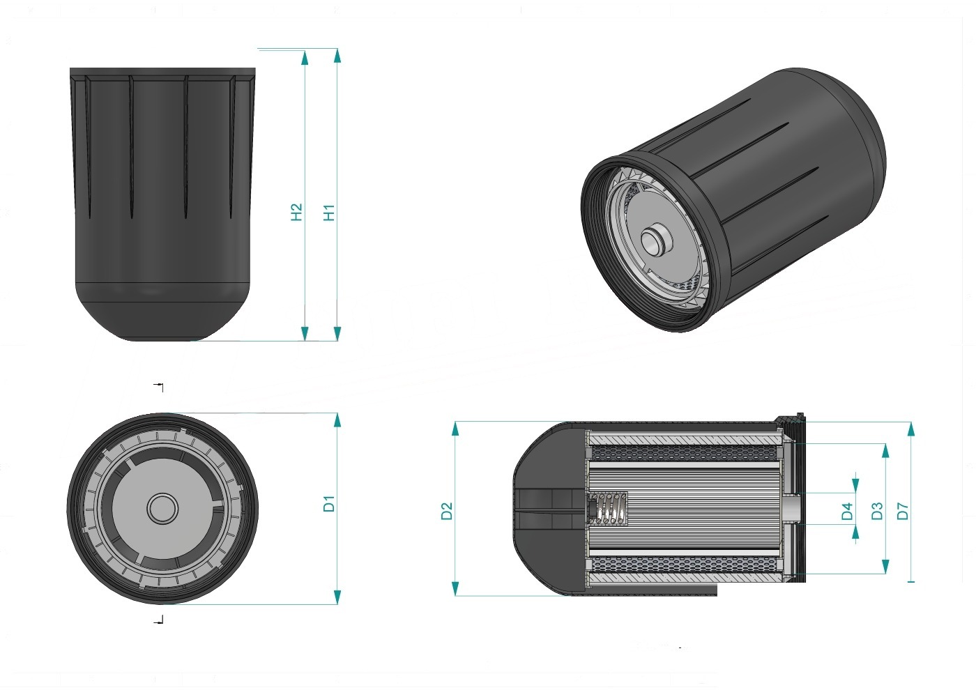 Schema tecnico SH66395