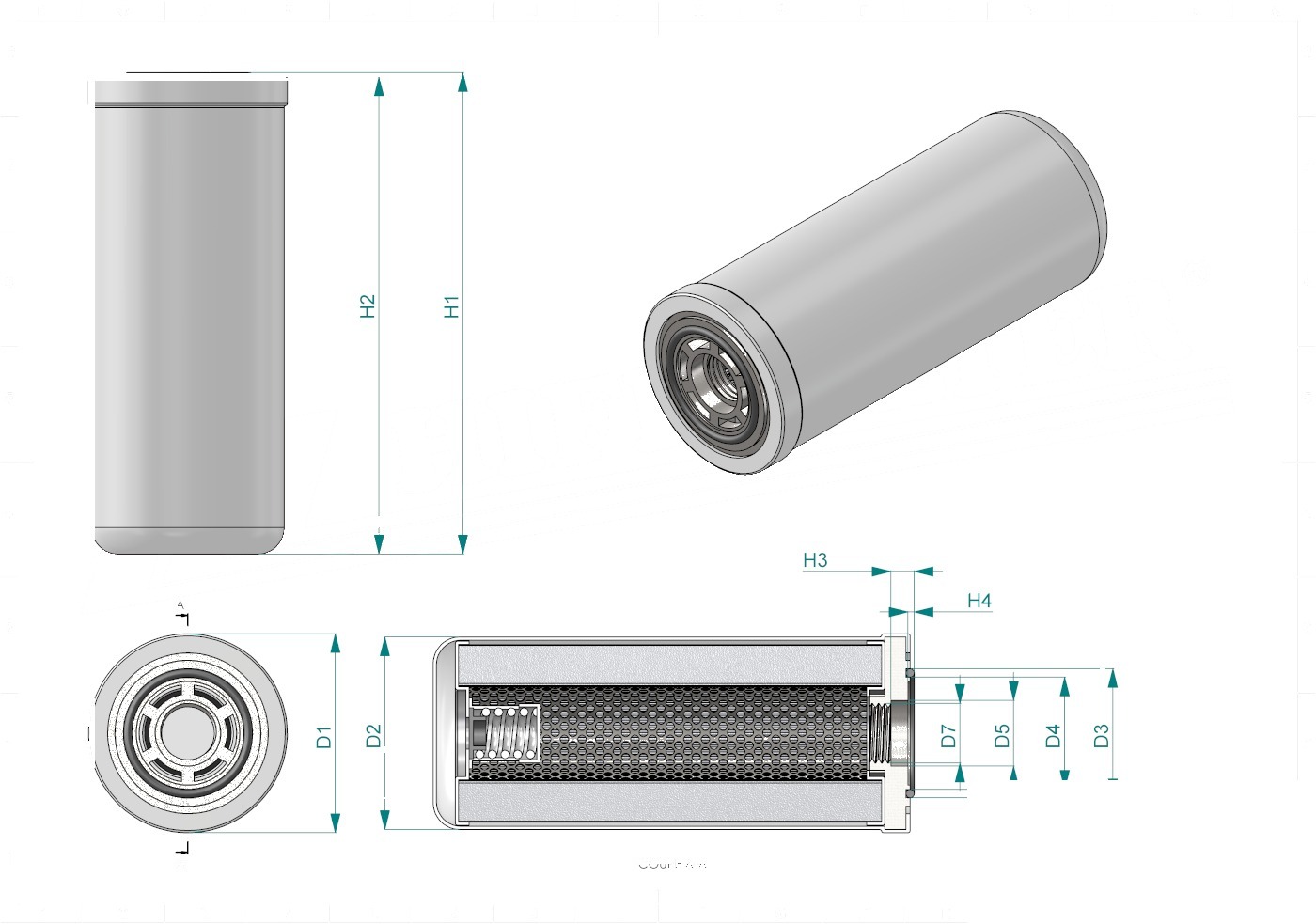 Disegno tecnico SH66403