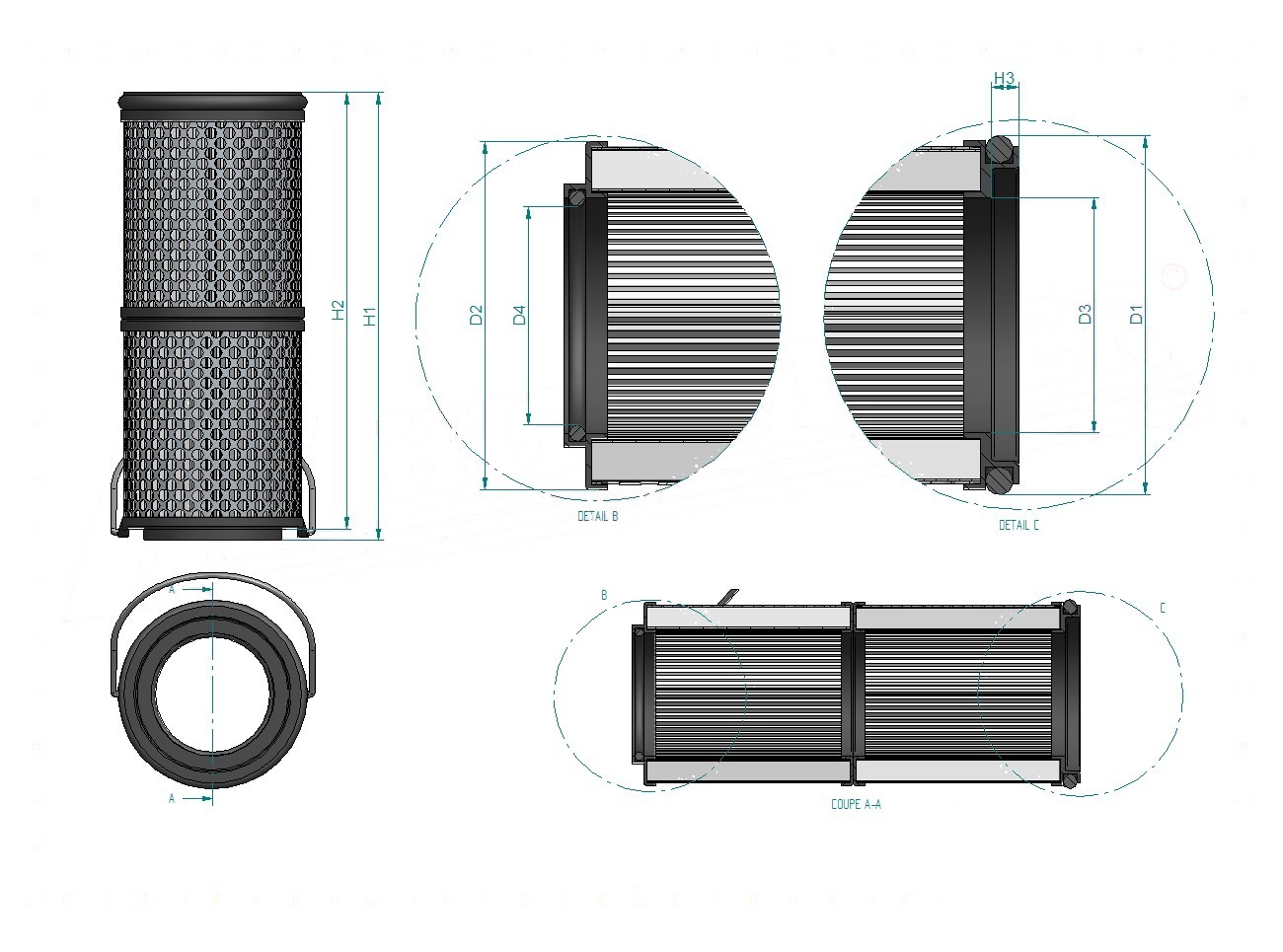 Disegno tecnico SH68308