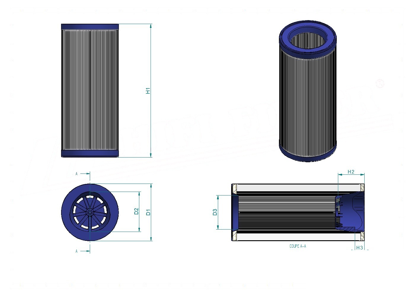 Disegno tecnico SH68316NCO