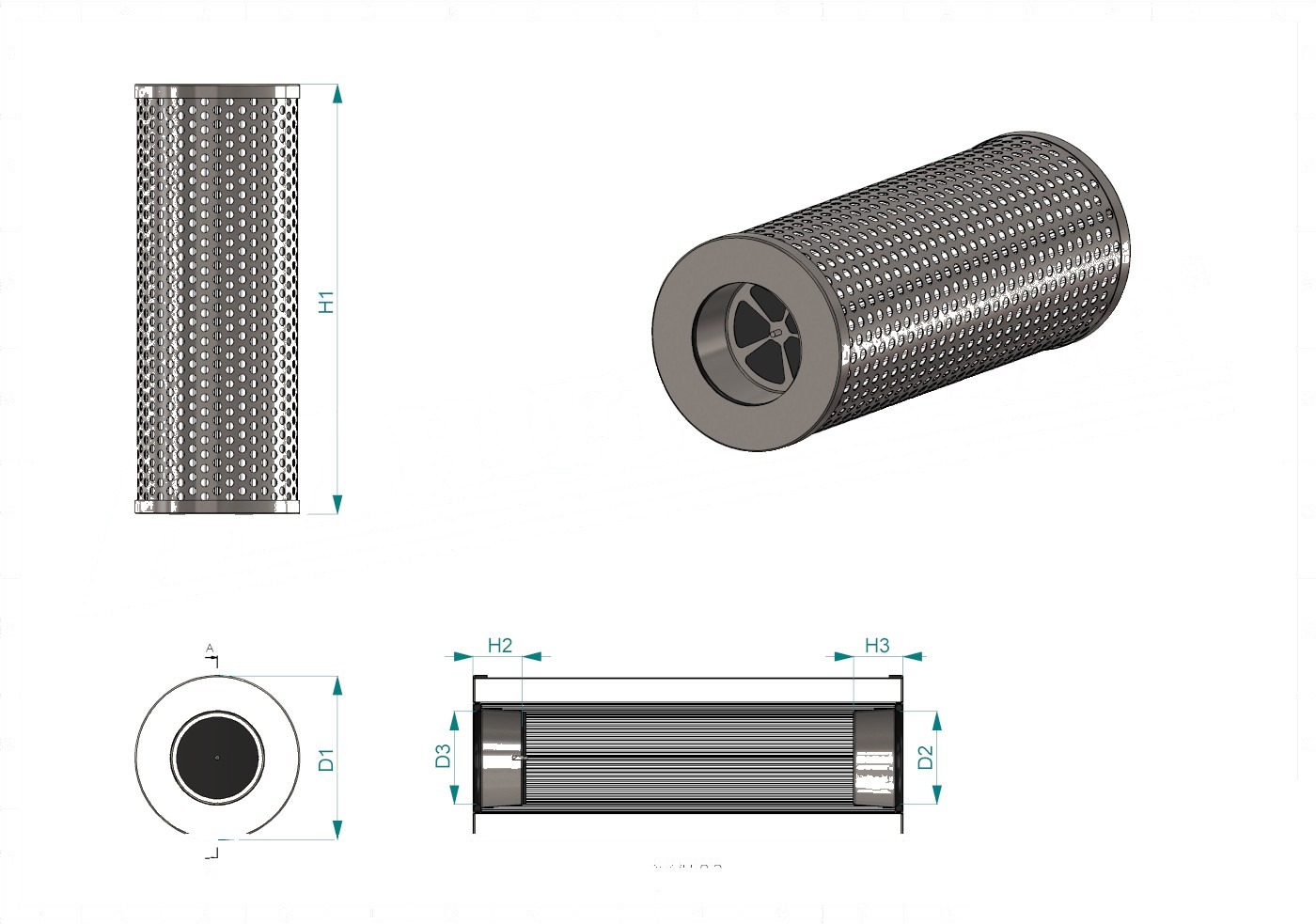 Disegno tecnico SH68361NCO