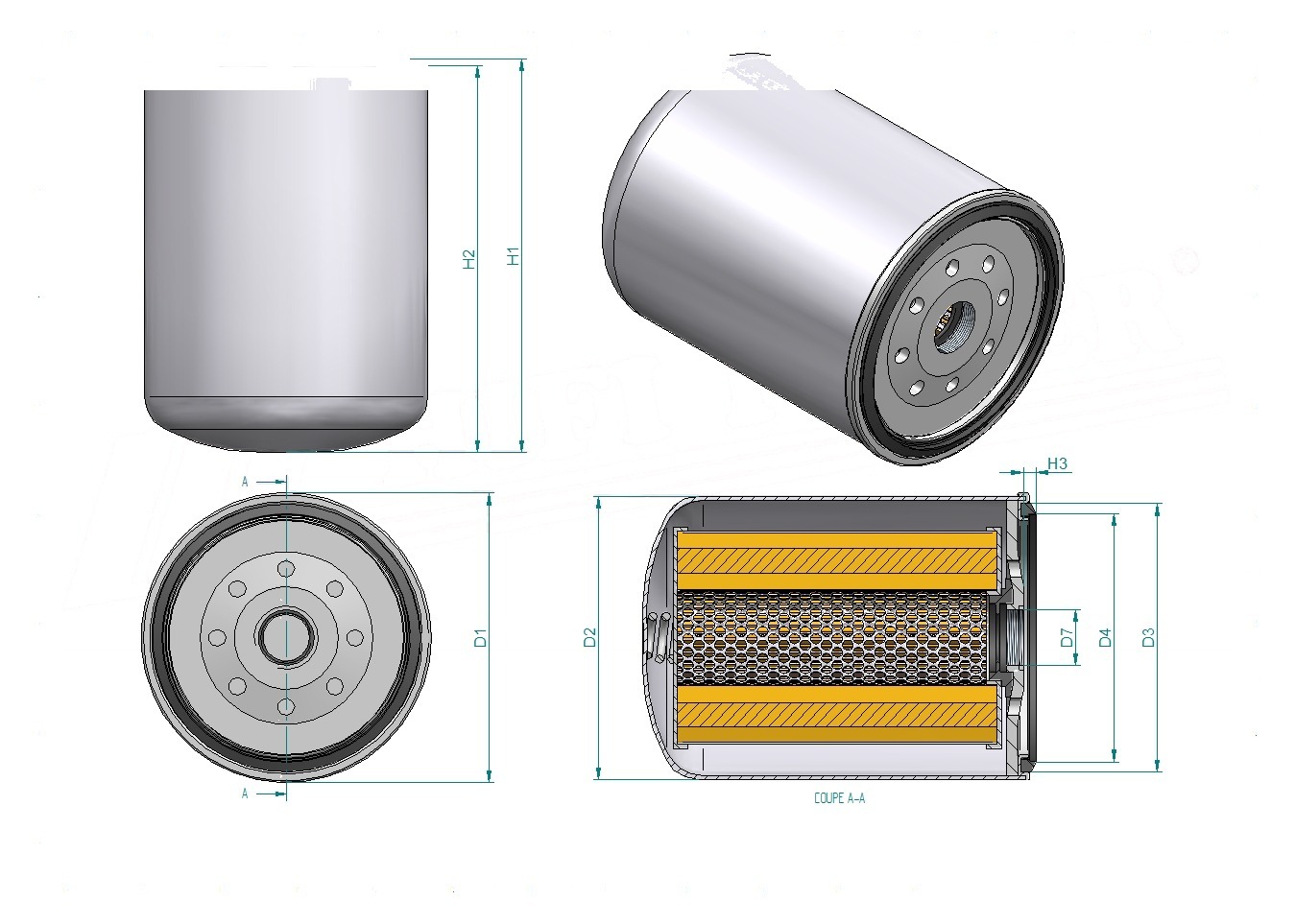 Disegno tecnico SH70002