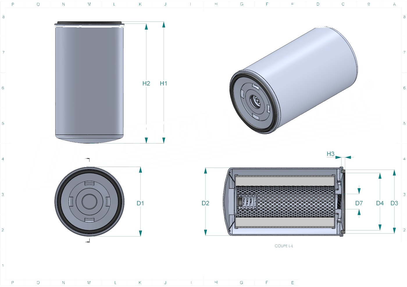 Schema tecnico SH70071
