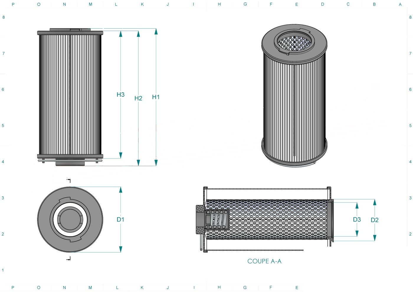 Schema tecnico SH74060