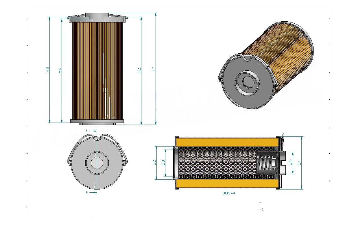 Schema tecnico SH74254