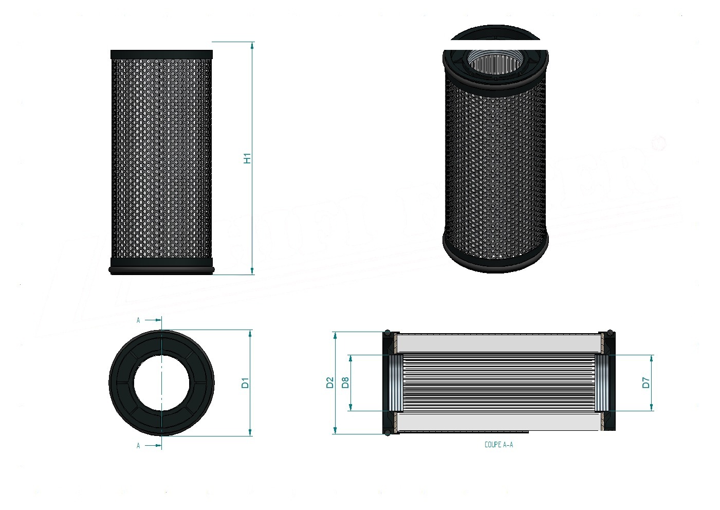 Schema tecnico SH74409SP