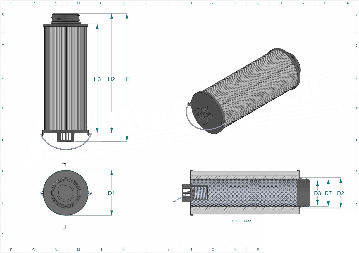 Schema tecnico SH74451