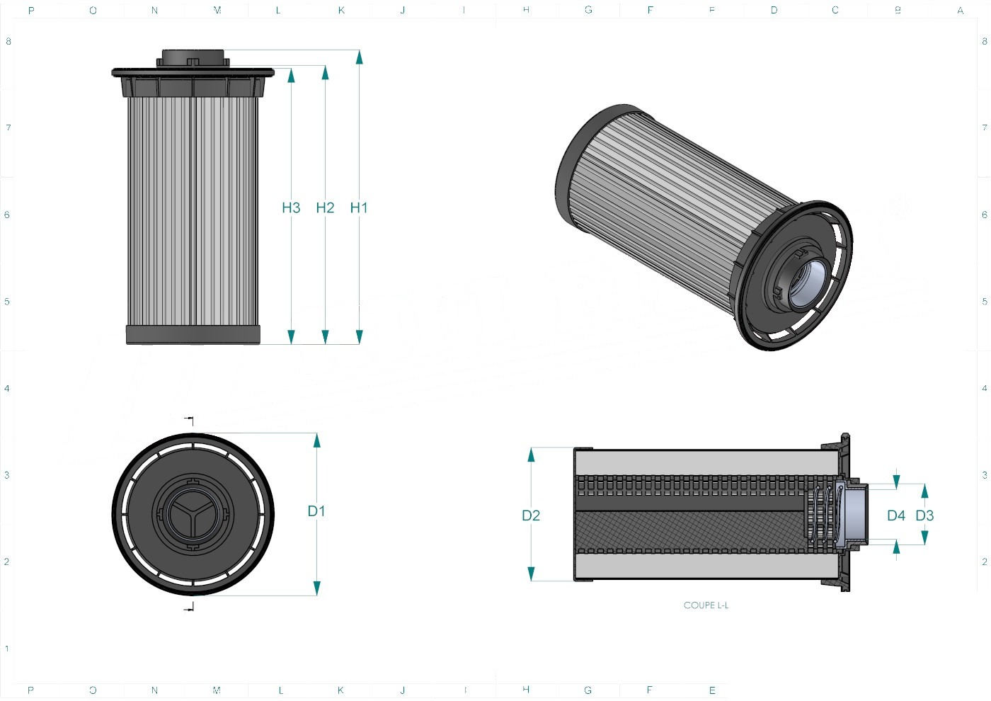 Disegno tecnico SH74524