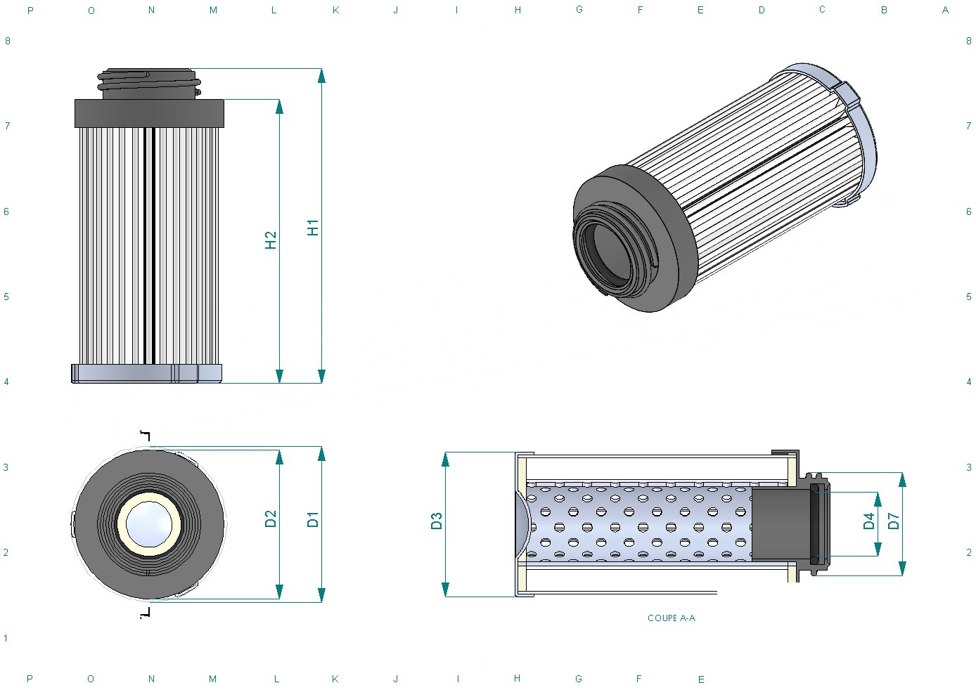 Disegno tecnico SH74593FANCO