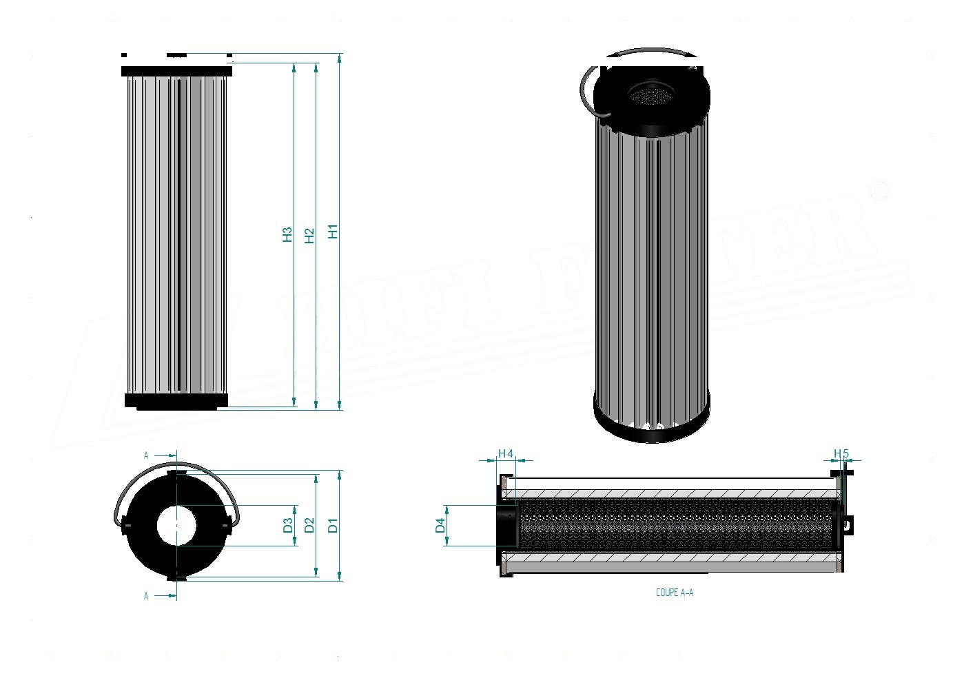 Disegno tecnico SH74614SP