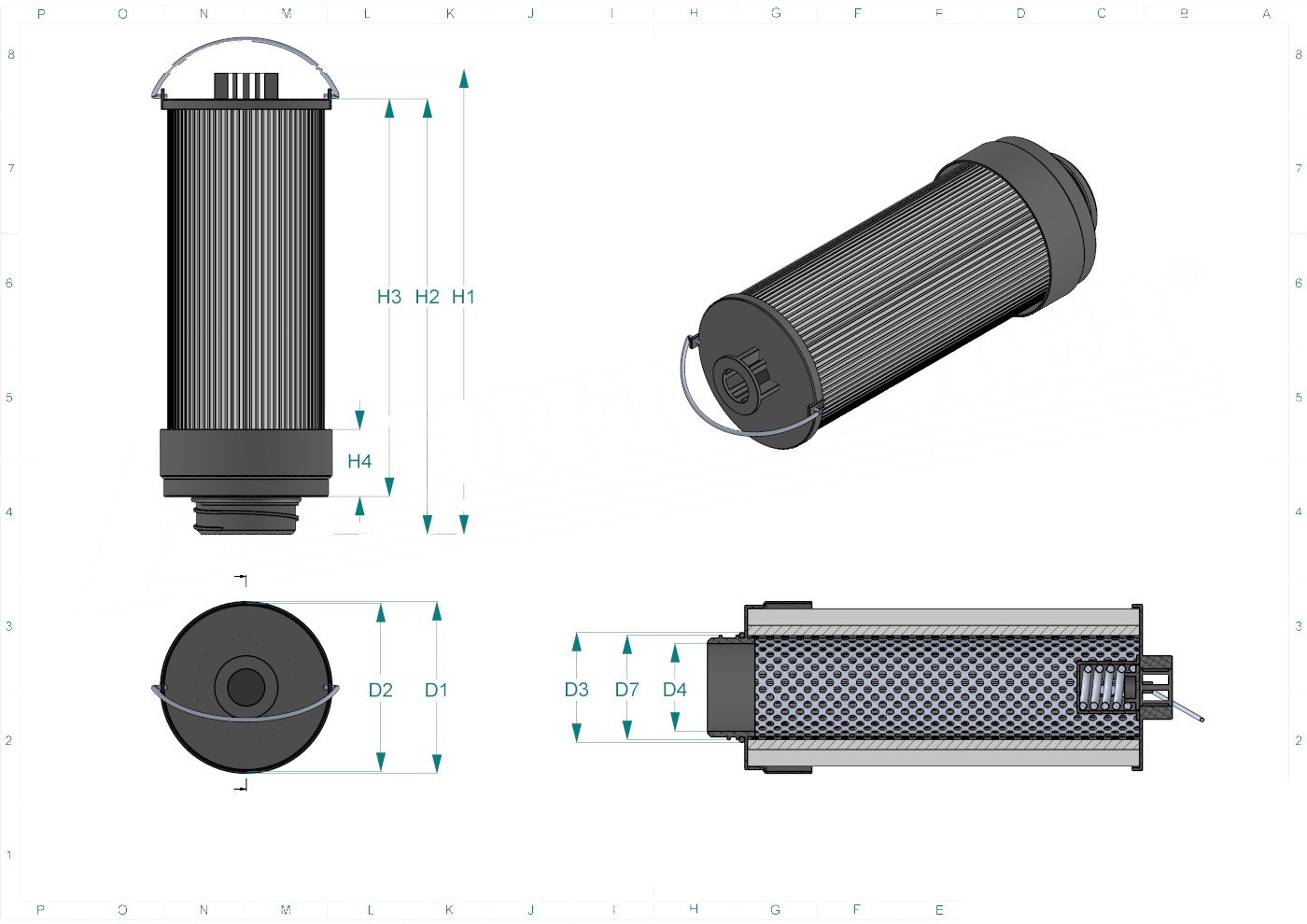 Disegno tecnico SH74618
