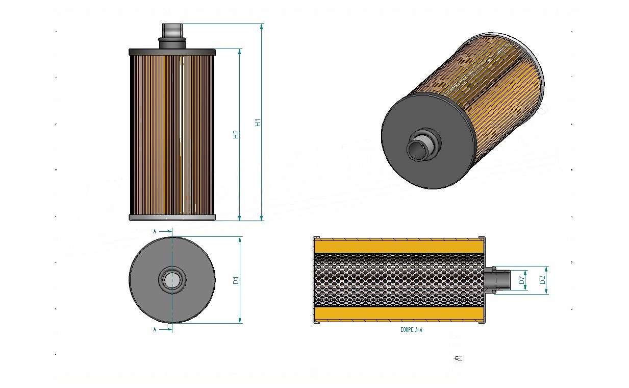 Schema tecnico SH75457SP