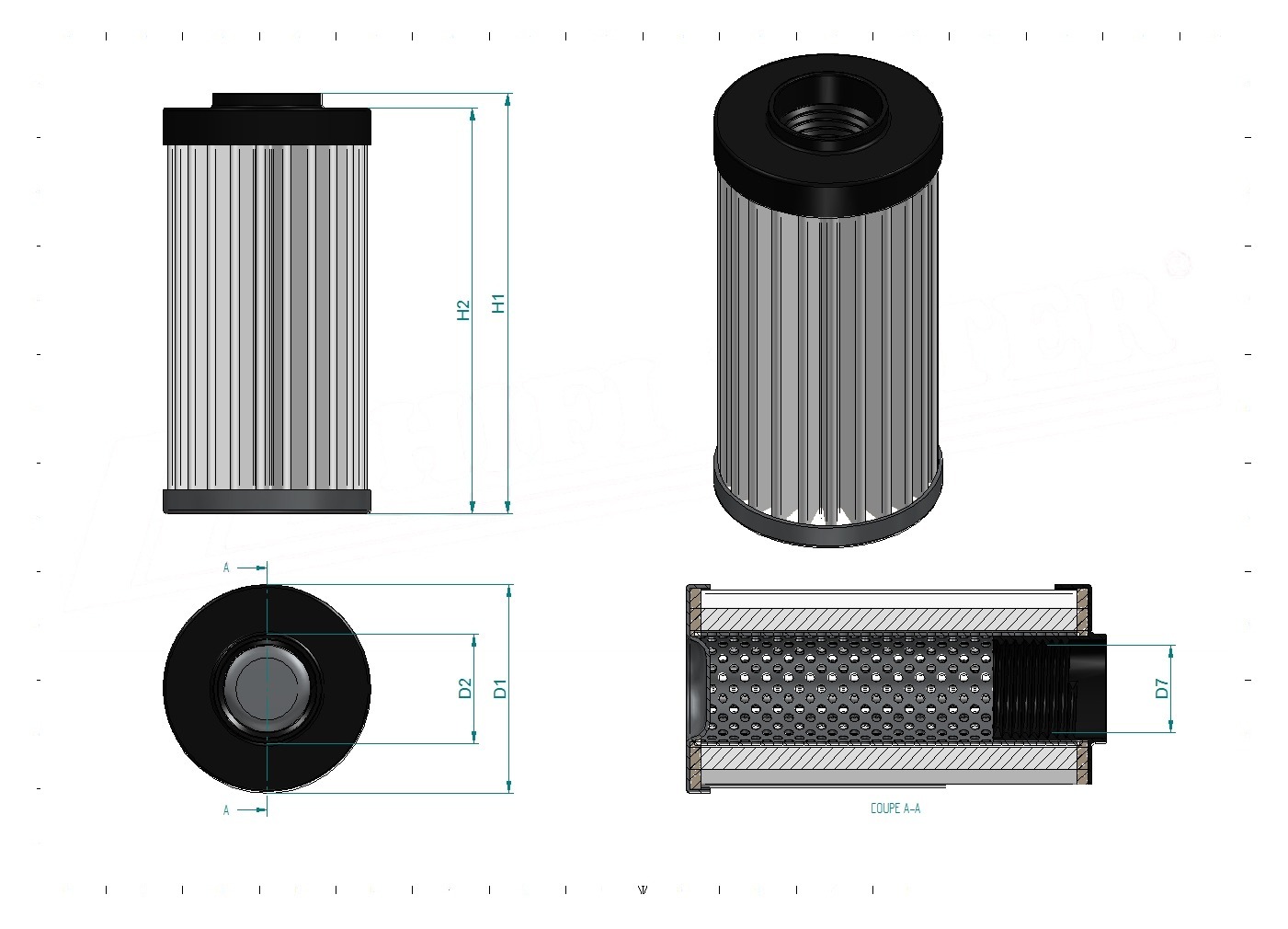 Schema tecnico SH75459