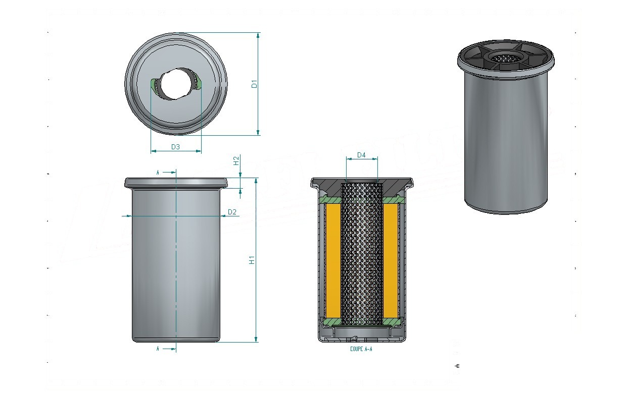 Schema tecnico SH76132RETOUR