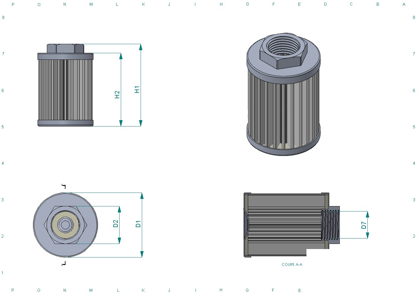 Disegno tecnico SH77100