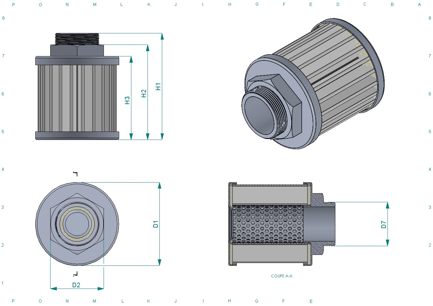 Schema tecnico SH77122